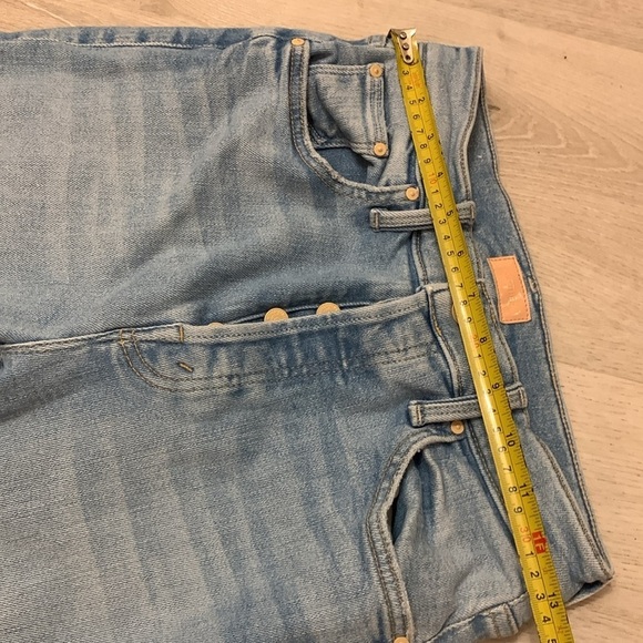 MOTHER The Tripper Flood Fray jeans SIZE 25 light buttons fly limited edition - Picture 10 of 15